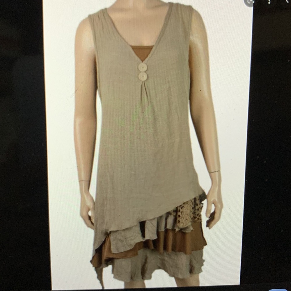 2-Piece Pretty Angel Dress-Top Tunic Dress